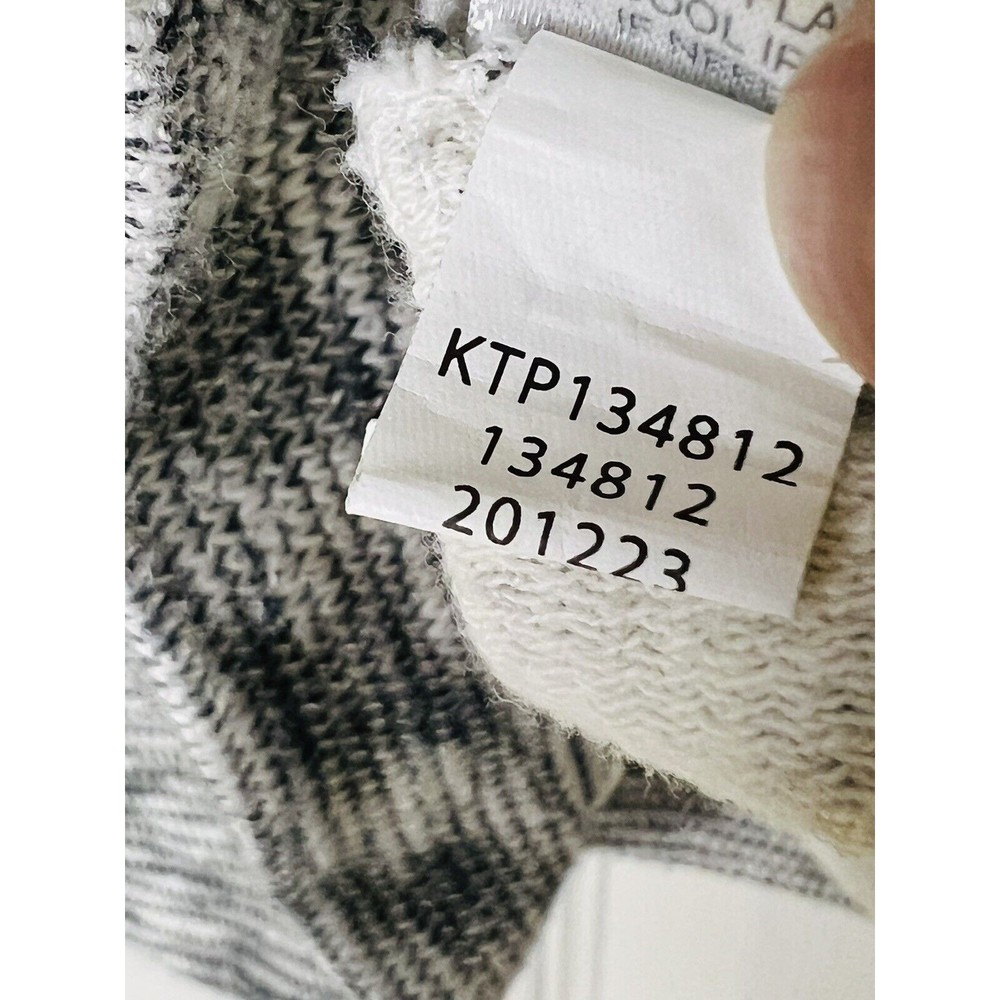 J. Jill Pure Jill Pullover Striped Grey 3/4 Sleeve Shirt 100% Cotton XS Petite - Picture 6 of 7